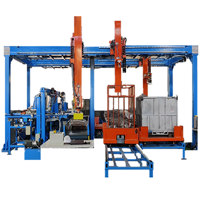Automatic Rubber Bale Handling and Cutting System